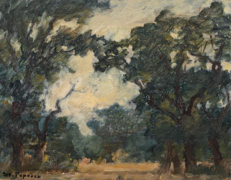 Stefan Popescu (1872-1948) - In padurea