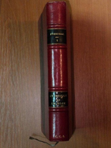 STENDHAL, LE ROUGE ET LE NOIR CHRONIQUE DU XIX SIECLE, TOM PREMIER, PARIS 1925