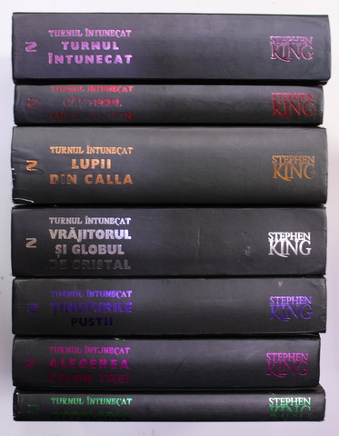 STEPHEN KING  - SERIA '' TURNUL INTUNECAT ''  , VOLUMELE I - VI , 2009 - 2015, COPERTA CARTONATA