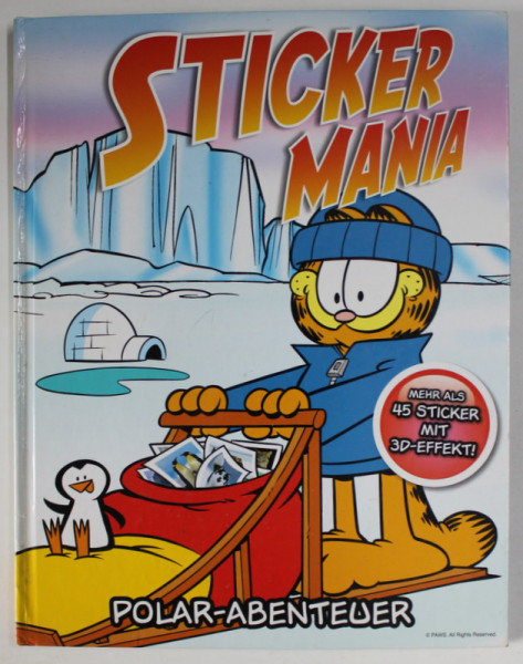 STICKER MANIA , POLAR - ABENTEUER , TEXT IN IN LIMBA GERMANA , ANII  '90