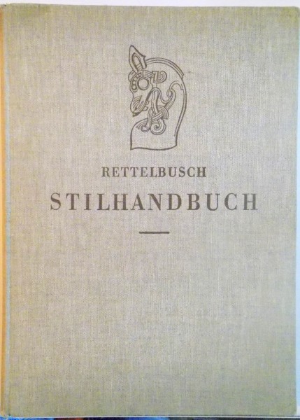 STILHANDBUCH de ERNST TETTELBUSCH, 1937
