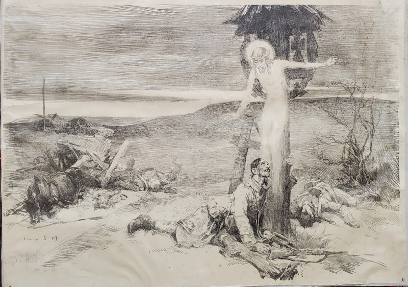 Stoica Dumitrescu (1886 - 1956 ) - Rugaciune la Sfanta Troita