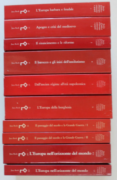 STORIA D ' ITALIA E D ' EUROPA , VOLUMI I - VIII , corso a cura di MASSIMO GUIDETTI , 1978 *EDITIE BROSATA