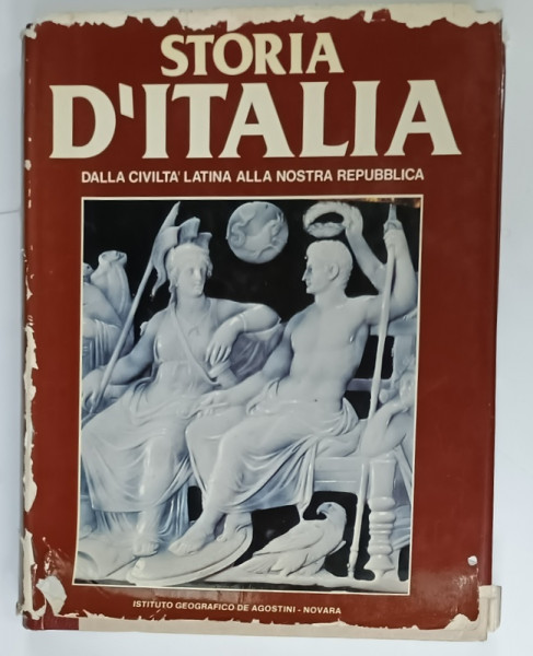 STORIA  D' ITALIA VOL . 1 :  DALLA CIVILITA ' LATINA ALLA NOSTRA REPUBLICA ,  DALLA  PREISTORIA  AL PRINCIPATO AUGUSTEO    , testo di AURELIO BERNARDI    , 1979 , SUPRACOPERTA FRANJURATA  , TEXT IN LIMBA ITALIANA *