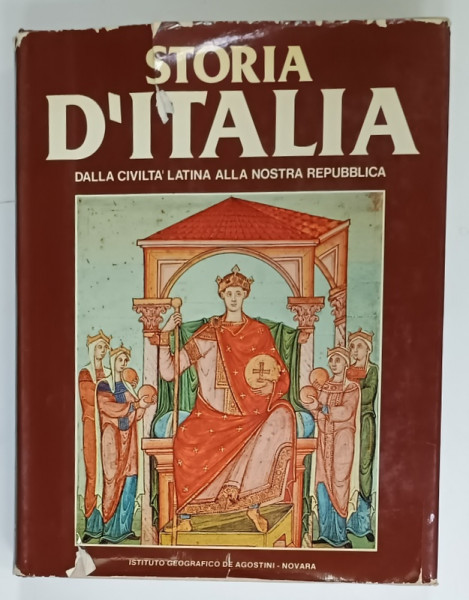 STORIA  D' ITALIA VOL . 3 :  DALLA CIVILITA ' LATINA ALLA NOSTRA REPUBLICA ,  ( 800-1250 )   , testo di PAOLO BREZZI    , 1980 , SUPRACOPERTA CU URME DE UZURA, TEXT IN LIMBA ITALIANA *