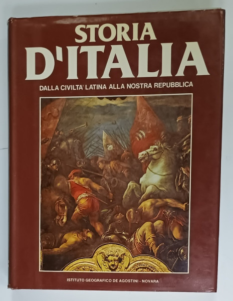 STORIA  D' ITALIA VOL . 4 :  DALLA CIVILITA ' LATINA ALLA NOSTRA REPUBLICA ,  ( 1250-1500 )   , testo di PAOLO BREZZI  , 1980, SUPRACOPERTA CU URME DE UZURA, TEXT IN LIMBA ITALIANA *