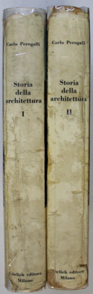 STORIA DELL ' ARCHITETTURA , VOL. I - II di CARLO PEROGALLI , 1964