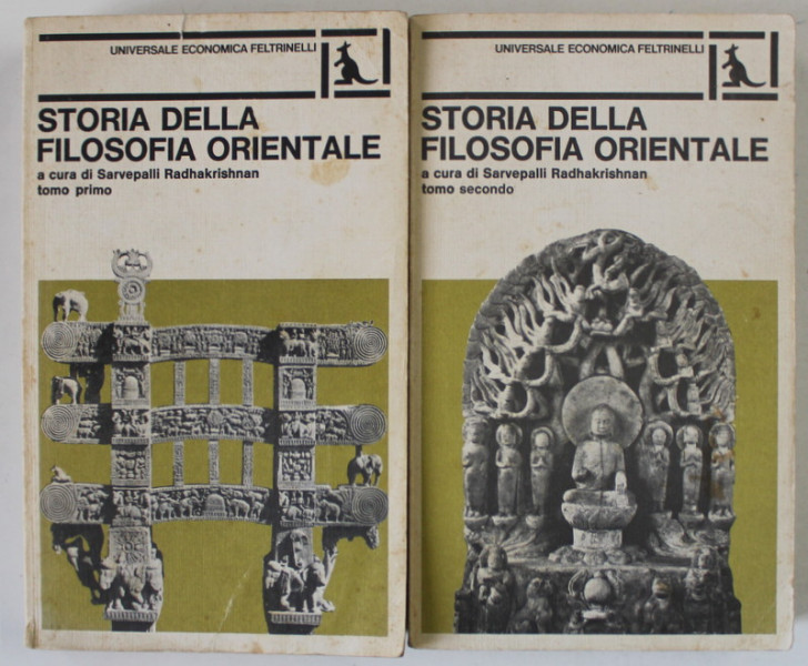 STORIA DELLA FILOSOFIA ORIENTALE di SARVEPALLI RADHAKISHNAN , VOLUMELE I - II , TEXT IN LB. ITALIANA , 1981, VEZI DESCRIERE