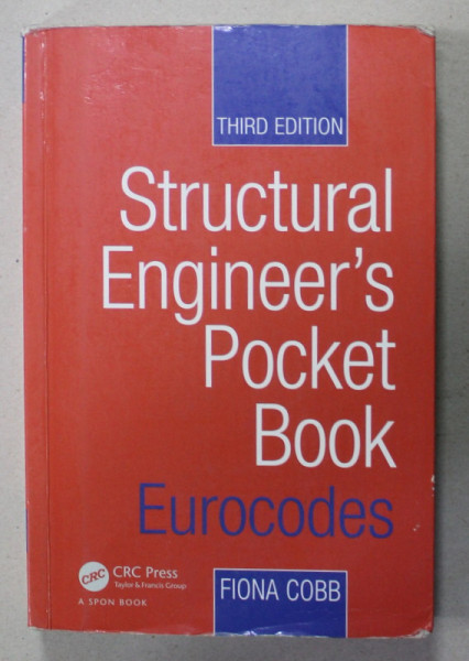 STRUCTURAL ENGINEER 'S POCKET BOOK , EUROCODES by FIONA COBB , 2014