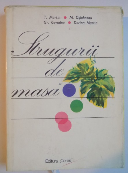 STRUGURII DE MASA de T. MARTIN...I. BALTATU , 1974