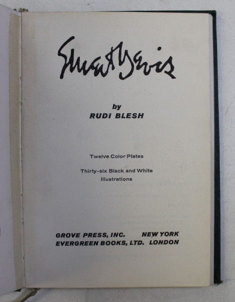 STUART DAVIS by RUDI BLESH , 1960