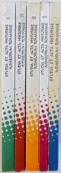 STUDIA ET ACTA HISTORIAE IUDAEORUM ROMANIAE, VOL. I -V ,  coordonatori SILVIU SANIE si DUMITRU VITCU , 1996 - 2000