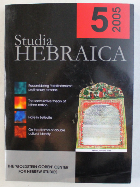 STUDIA HEBRAICA V de FELICIA WALDMAN , 2006