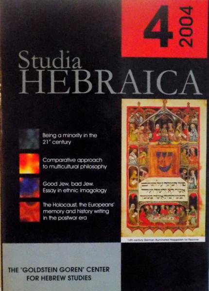 STUDIA HEBRAICA, VOL. IV de FELICIA WALDMAN, 2004