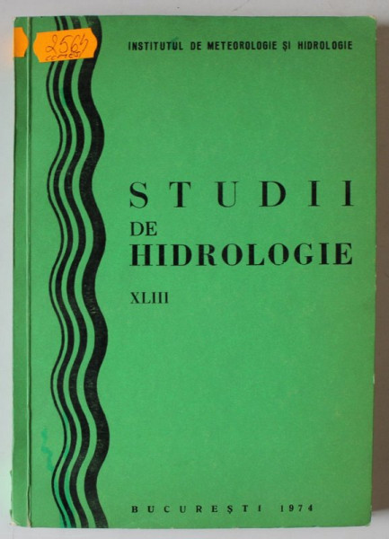 STUDII DE HIDROLOGIE , VOLUMUL XLIII , 1974