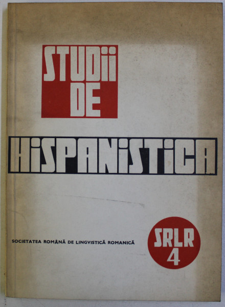 STUDII DE HISPANISTICA , 1970