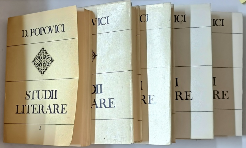 STUDII LITERARE , VOL. I -V de D.POPOVICI , 1972- 1989