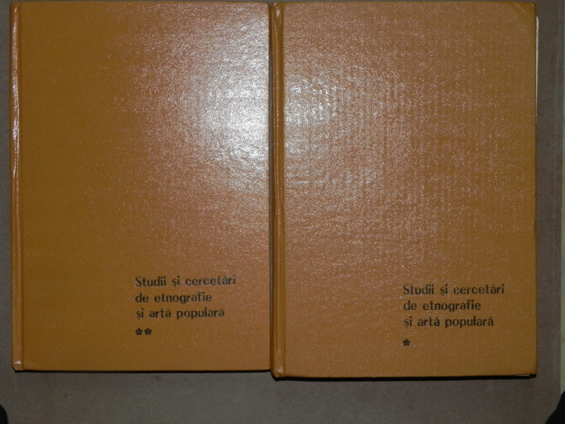 STUDII SI CERCETARI DE ETNOGRAFE SI ARTA POPULARA (2 VOL.)   1981
