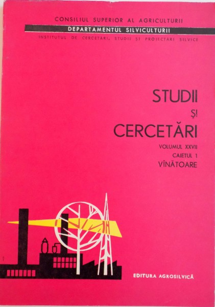 STUDII SI CERCETARI, VOL. XXVII, CAIETUL 1, VANATOARE, 1969
