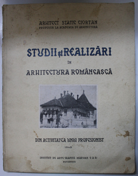 STUDII SI REALIZARI IN ARHITECTURA  ROMANEASCA - STATIE CIORTAN , CONTINE HALOURI DE APA