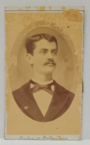 STUDIO FOTO AMBRE si GOLDENBERG , CARACAL , FOTOGRAFIE C.D.V. , 1883