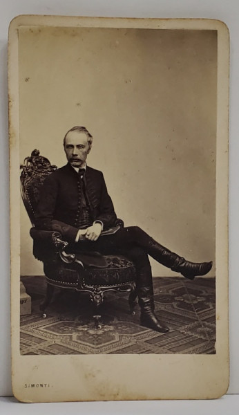 STUDIO SIMONY , PESTA , DOMN PE FOTOLIU , FOTOGRAFIE C.D.V. , CCA. 1900