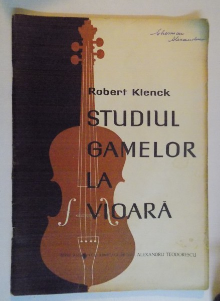 STUDIUL GAMELOR LA VIOARA de ROBERT KLENCH , 1964