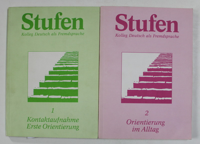 STUFEN - KOLLEG DEUTSCH ALS FREMDSPRACHE , ZWEI BANDEN , 1993