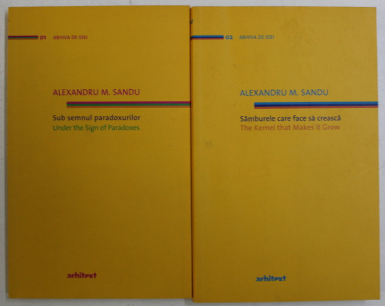 SUB SEMNUL PARADOXURILOR / UNDER THE SIGN OF PARADOXES VOL. I - II de ALEXANDRU M. SANDU , 2007