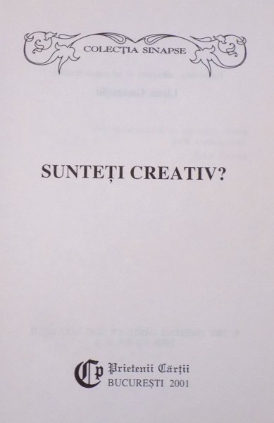 SUNTETI CREATIV  ?, 2001