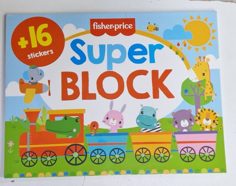SUPER BLOCK . + 16 STICKERS , 2021