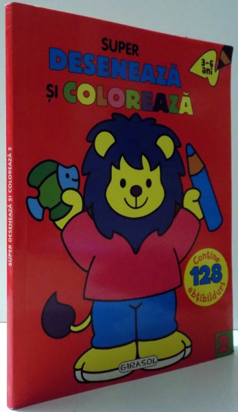 SUPER DESENEAZA SI COLOREAZA, 3-6 ANI, ILUSTRATII de JORDI BUSQUETS