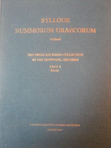 SYLLOGE NUMMORUM GRAECORUM FINLAND , PART I KARIA , 1994