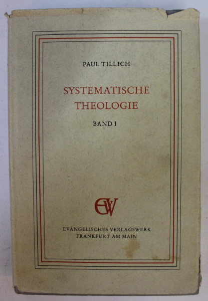 SYSTEMATISCH THEOLOGIE , BAND I von PAUL TILICH , 1983