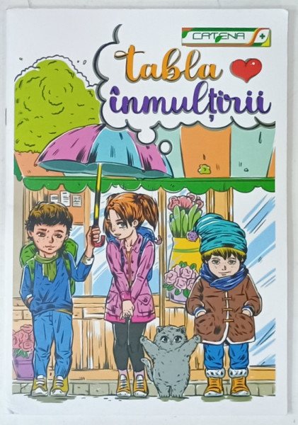 TABLA INMULTIRII , CARTE DE COLORAT , ilustratii ANA STEFANIA ANDRONIC - BUZU , 2024