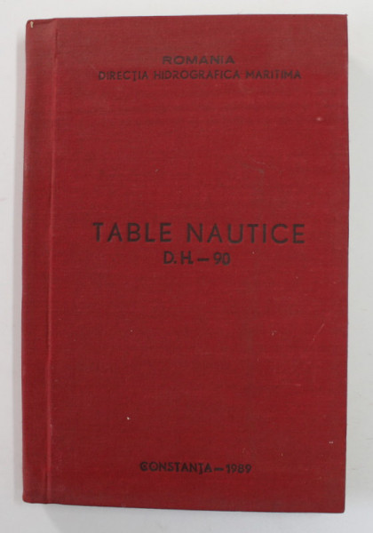 TABLE NAUTICE D.H. -90 , 1989