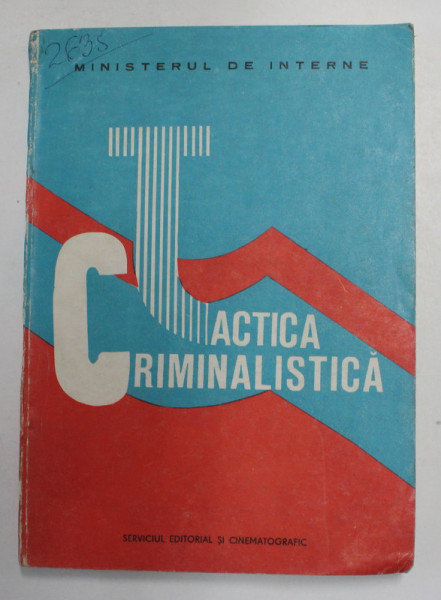 TACTICA CRIMINALISTICA , 1989