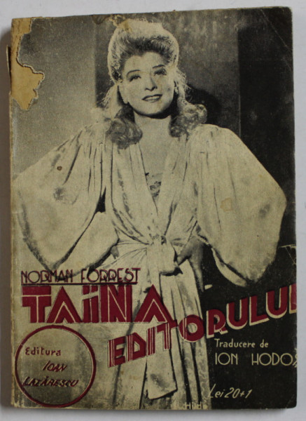 TAINA EDITORULUI de NORMAN FORREST , EDITIE INTERBELICA