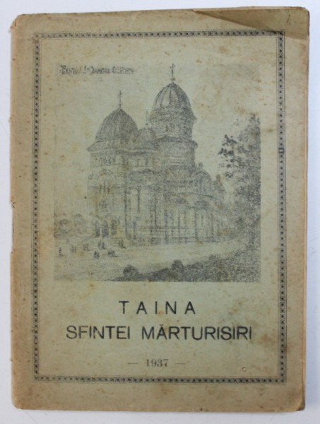 TAINA SFINTEI MARTURISIRI de IORDACHE B. PASCU , 1937