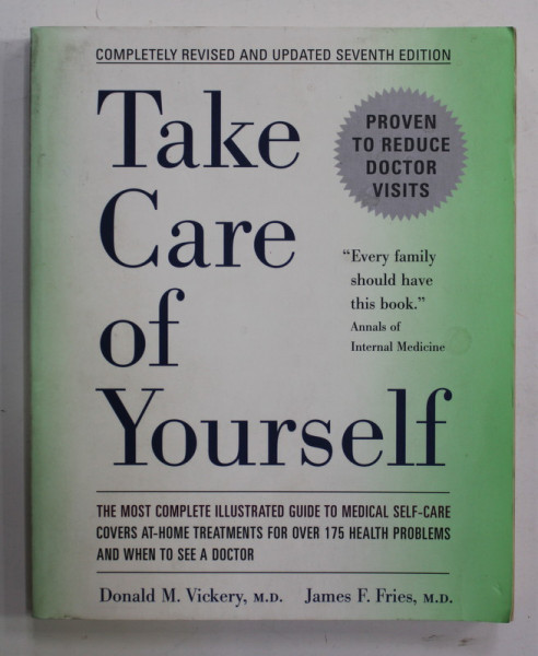 TAKE CARE OF YOURSELF by DONALD M. VICKERY and JAMES F. FRIES , 2001