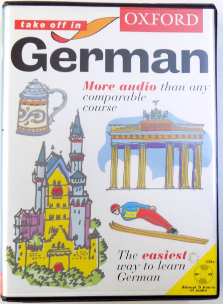 TAKE OFF IN GERMAN  - MORE AUDIO THAN ANY COMPARABLE COURSE  - 4 CD  + 1 BOOK  by HEIKE SCHOMMARTZ and ANDREEA REITZ , 2000
