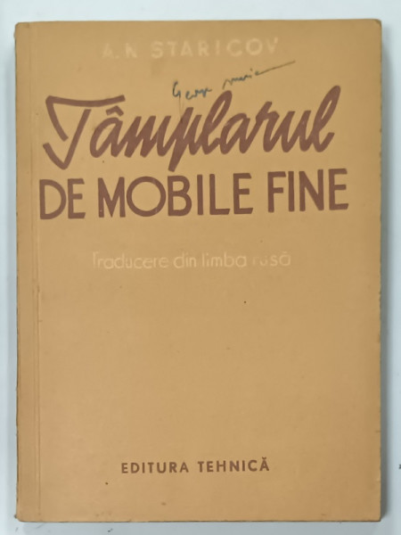 TAMPLARUL DE MOBILE FINE de A.N. STARICOV , 1951