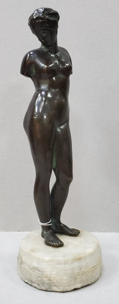Tanara nud - Bronz sculptat, Secol XX