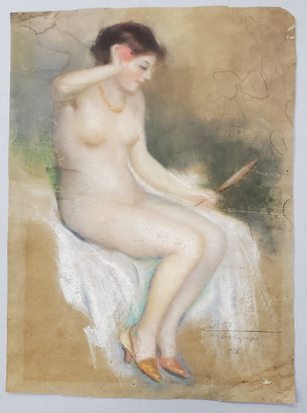 Tanara nud - Semnat indescifrabil, 1928