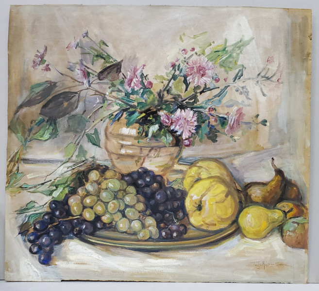 Tantzi Mihăescu-Burnea - Natura statica cu fructe si flori