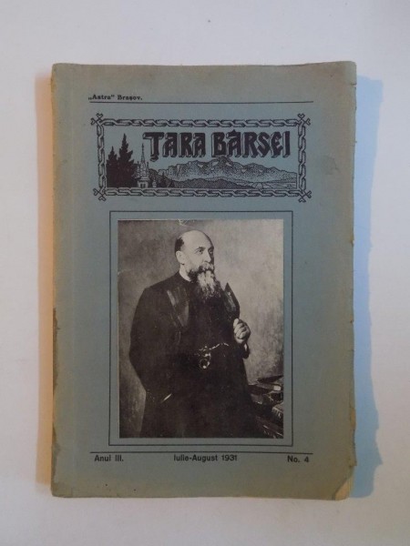 TARA BARSEI, ANUL III, IULIE-AUGUST 1931, NR. 4