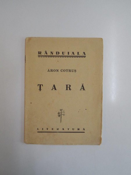 TARA de ARON COTRUS  1937