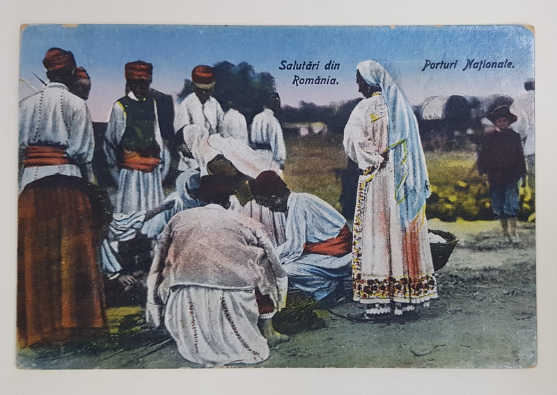 tarani-in-port-popular-romanesc-carte-postala-ilustrata-1927-p244345-0.jpg