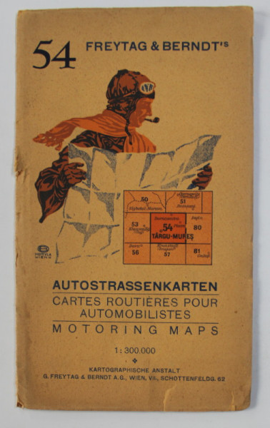Targu Mures harta auto, Auto Road Maps nr. 54