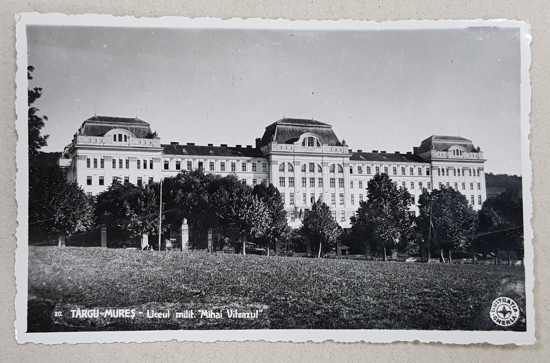 TARGU - MURES , LICEUL MILITAR ' MIHAI VITEAZUL ' , CARTE POSTALA ILUSTRATA , MONOCROMA , CIRCULATA , 1939